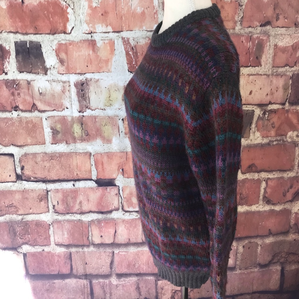 100% Wool Boston Traders Multi Color Sweater - Picture 5 of 6